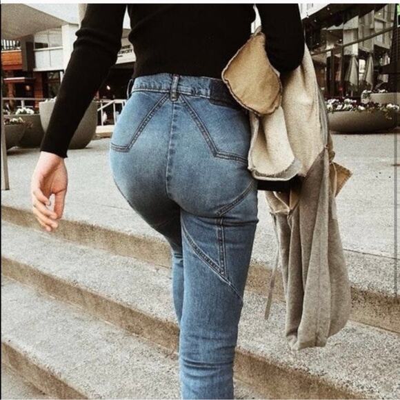 Revice Venus Star High Waisted Flared Sexy Denim Going Out Jeans Size 25 - Picture 2 of 11